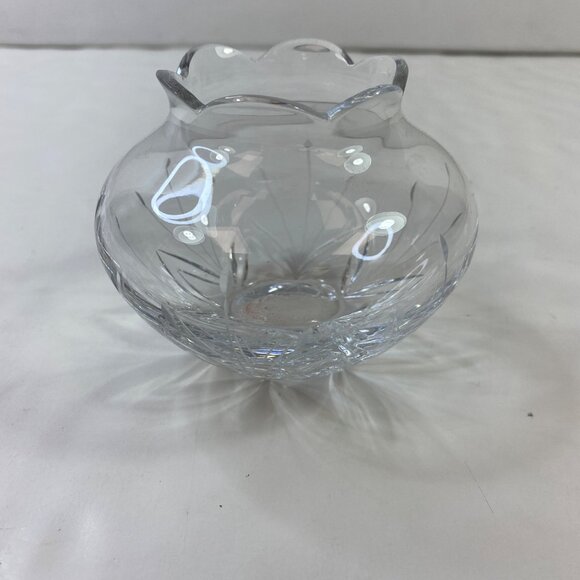 Set of 2 Mikasa Petit Points Cut Crystal Votive Vase Candle Holders - Picture 2 of 10